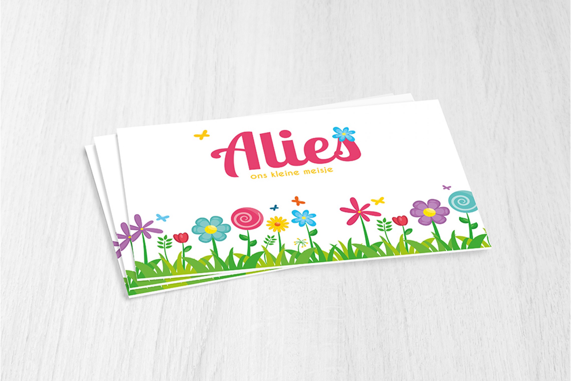 Bloemen in gras
